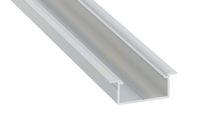 LED profile LUMINES type Gemi silver anodized 1 m small 0