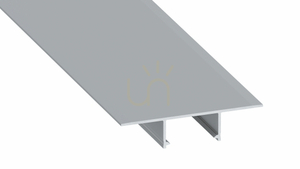LED profile LUMINES type Plato silver anodized 2 m small 0