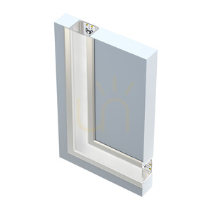 LUMINES U 10-1031-20 recessed LED profile, white lacquered, 2.02 m small 8
