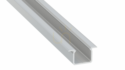 Check LED profile LUMINES type U silver anodized 2 m
