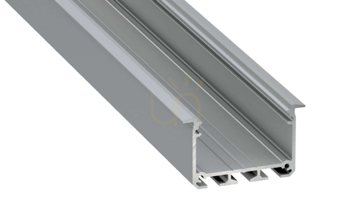 Check LED profile LUMINES type INSO silver anodized 1 m