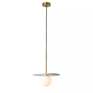 Bilo III 1xG9 white pendant lamp PL0136-WH small 0