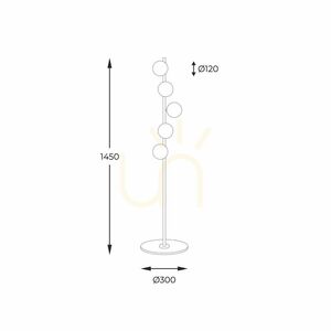 Floor lamp Zuma Line ALI 5649 small 1