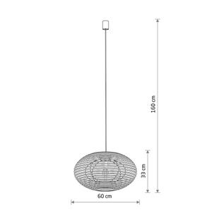 RATTAN M 11154 Nowodvorski Pendant Lamp small 3