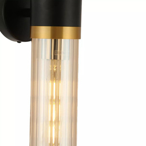 Malika wall lamp 2xE27 black WL0123-2 small 3