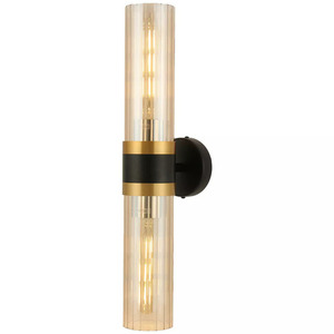 Malika wall lamp 2xE27 black WL0123-2 small 0