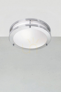 Markslöjd Täby LED Ceiling Light 105621 White/Chrome 25 cm small 1