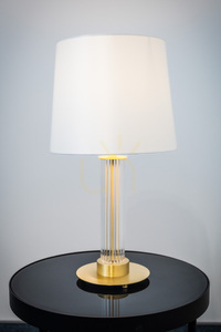Argon Hampton Table Lamp Transparent Brass E27 8540 small 3