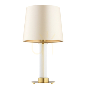 Argon Hampton Transparent Beige Brass Table Lamp 8541 small 1