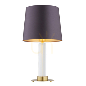 Argon Table Lamp Transparent Brass Purple E27 8543 small 0
