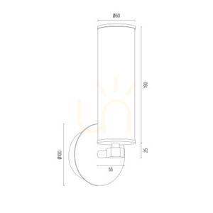 Wall Lamp ARGON Hampton Transparent Glass Brushed Brass E14 IP20 8497 small 6