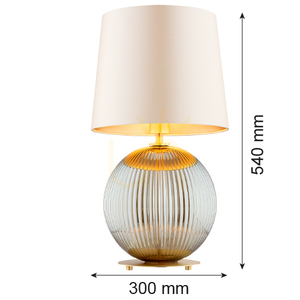 Argon HAMILTON Beige Table Lamp E27 8530 small 5