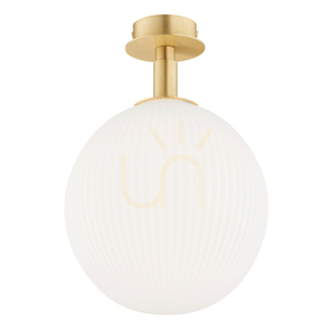 Wall Lamp ARGON Paloma White Opal Glass Brushed Brass 8505 small 0
