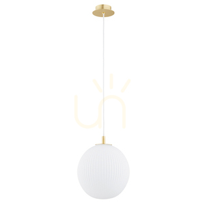 Pendelregal ARGON Paloma 8507 Glas Weiß Messing E27 small 1