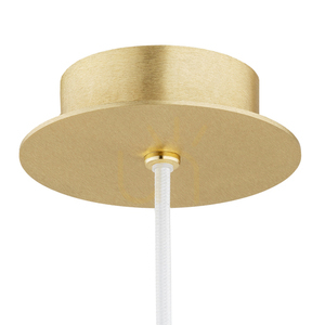 Pendelregal ARGON Paloma 8507 Glas Weiß Messing E27 small 4