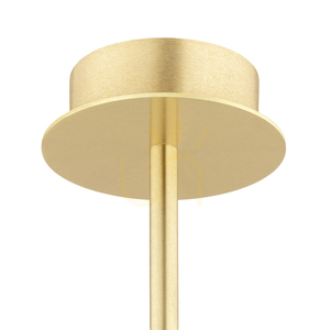Chandelier ARGON Paloma 5-Light White Glass Brass 2184 small 6