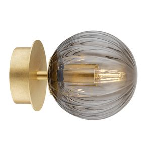 Wall Lamp ARGON Paloma 8510 Smoky Brass Glass E14 small 1