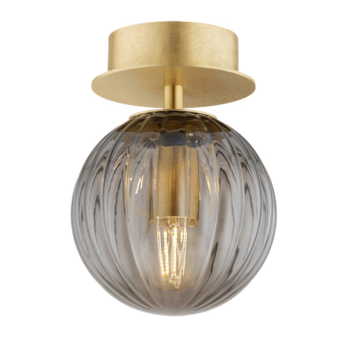 Check ARGON PALOMA 8510 wall and ceiling light smoked glass brass E14 max. 7 W
