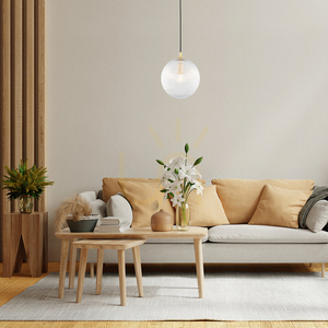 Argon Paloma Transparent Glass Brass Pendant Light 8517 small 2