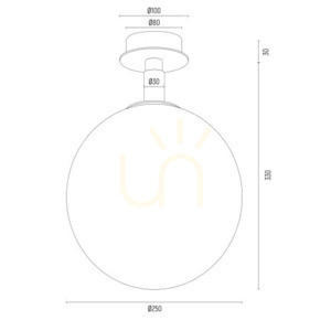 Wall Lamp ARGON Paloma Brass Glass E27 IP20 8518 small 6
