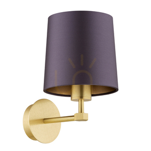 Wall Lamp ARGON Princeton Purple Plum Brass E27 8546 small 1