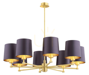 Chandelier ARGON Princeton Violet Brass 8 Light E27 5072 small 0