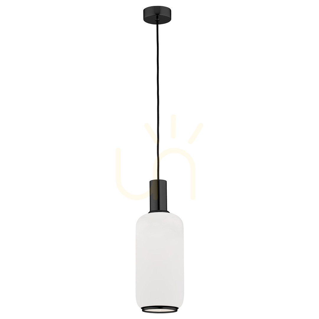 Argon Sagunto Plus White Glass Pendant Light E27 8563