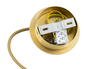 Pendant light ARGON ALMIROS 8448, white-brown marble finish, brushed brass, E27 small 5