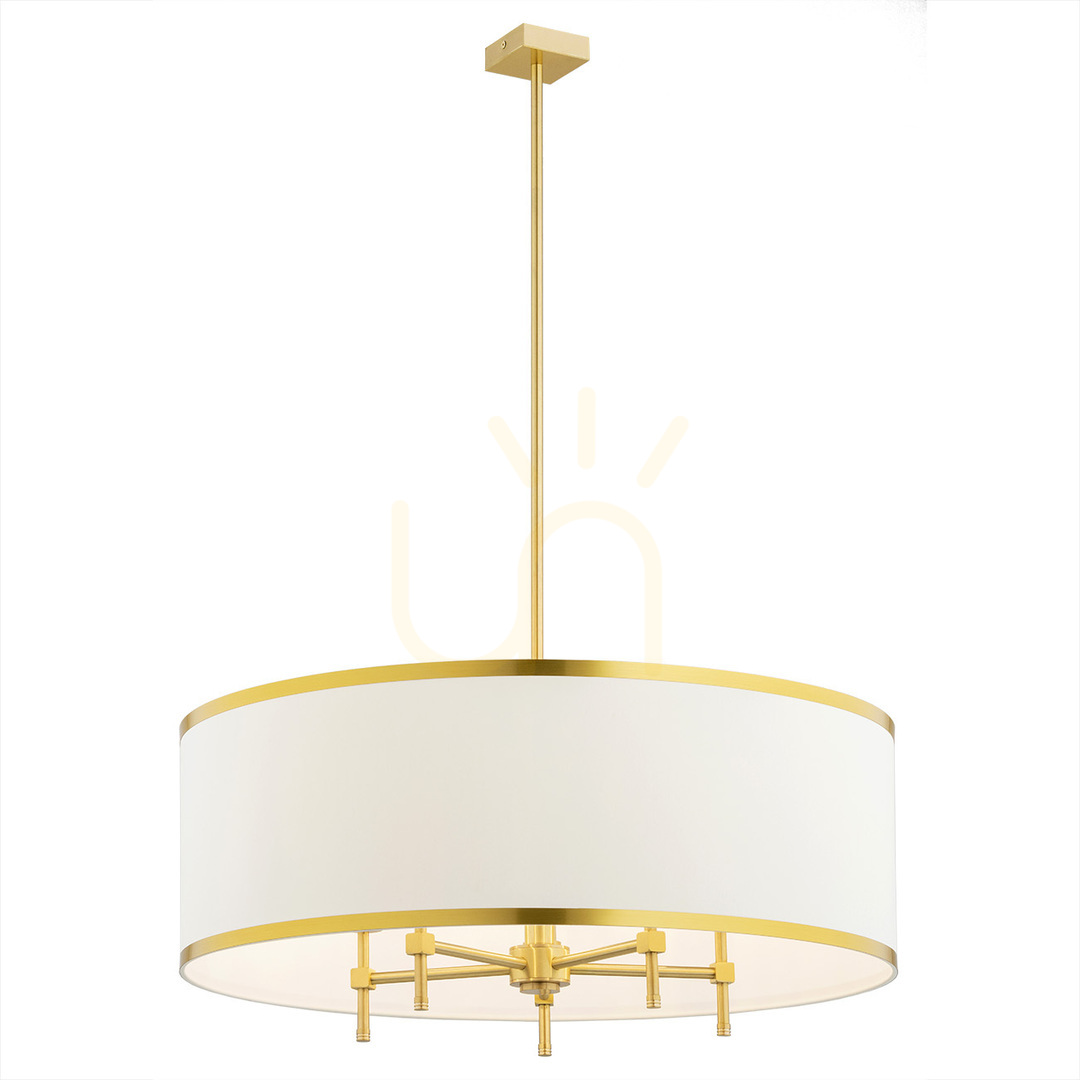 Chandelier ARGON Abbano 5-Light White Brass E14 2127