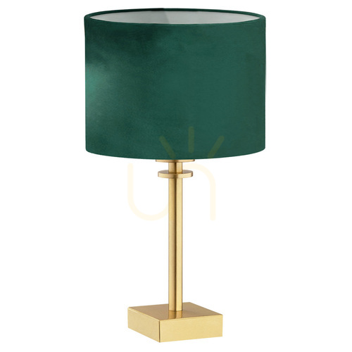 Check Wall Lamp ARGON Abbano Green Brass Velvet E27 8107
