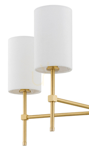 Chandelier ARGON Abruzzo 5-Light White Brass 2134 small 3