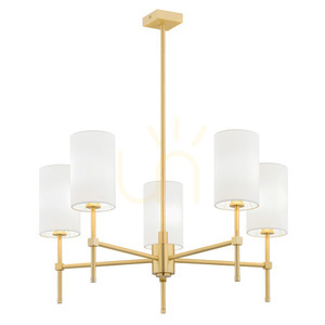 Chandelier ARGON Abruzzo 5-Light White Brass 2134 small 0