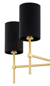 Black Chandelier ARGON ABRUZZO 2135 E14 5-Light Brass Velour small 4