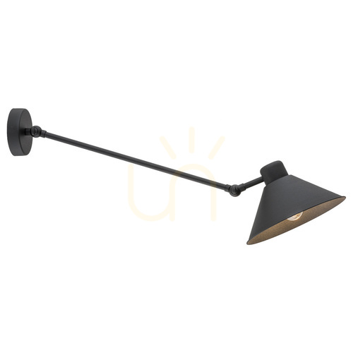 Check Wall Lamp ARGON ALTEA 4072 Black Painted Steel E27 IP20