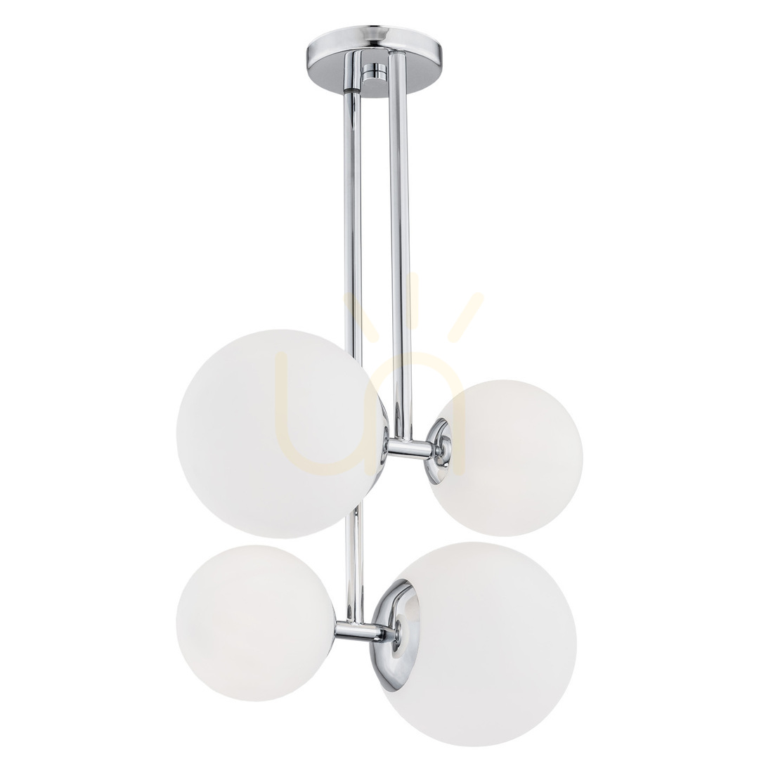 Argon Aspen White Chrome Pendant Light 4xE27 1646