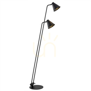 Argon AVALONE Black Floor Lamp 7077 E27 2x1W 168cm Painted Steel small 0