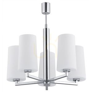Chandelier Argon CAMELOT 2053 Chrome White 5xE27 IP20 small 0