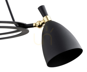 Argon Charlotte Black Brass Chandelier 3-Light E27 6149 1 Argon Charlotte Black Brass Chandelier 3-Light E27 6149 small 1