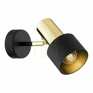 Wall Lamp ARGON Doria Black Brass-plated Steel E27 4265 small 2