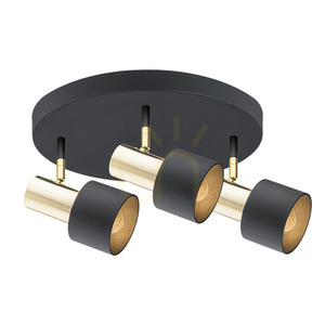 Plafon Argon Doria 6006 czarny stalowy E27 IP20 small 0