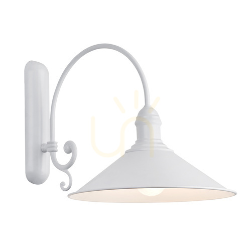 Check Argon ERBA 632 Matt White E27 Wall Light IP20