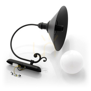 Wall Lamp ARGON ERBA BIS Black IP44 E27 3286 small 5