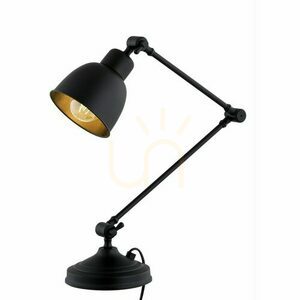 Table Lamp ARGON Eufrat 3197 Black Painted Steel E27 IP20 small 3