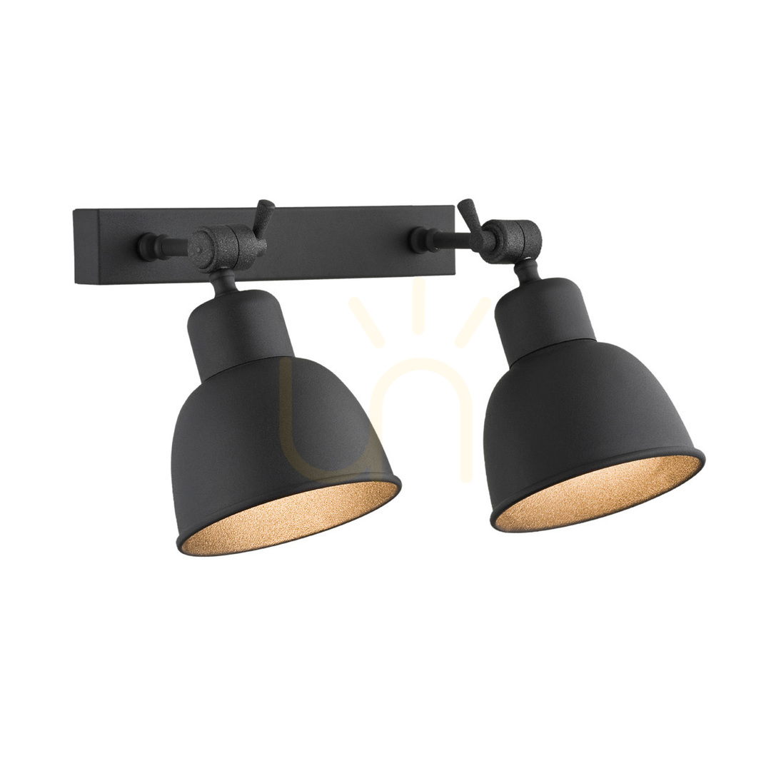 Wall Lamp ARGON Eufrat 679 Black Painted Steel 2xE27 IP20