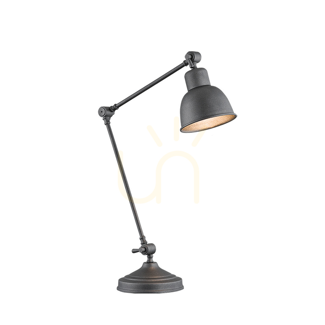 Table Lamp Argon Eufrat 3195 Anthracite Painted Steel E27