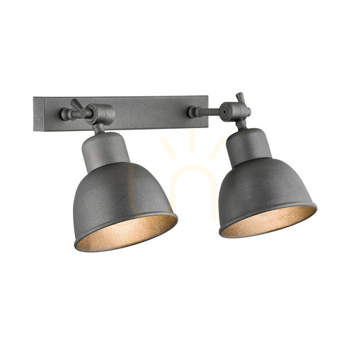 Check Wall Lamp ARGON Eufrat Anthracite 2xE27 Steel IP20 677