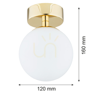Plafon Argon Flavio Brass White IP44 E14 4004 small 6