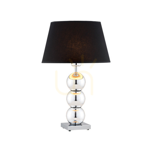 Check Table Lamp ARGON Fudżi 3622 Black Chrome Glass E27 550 mm