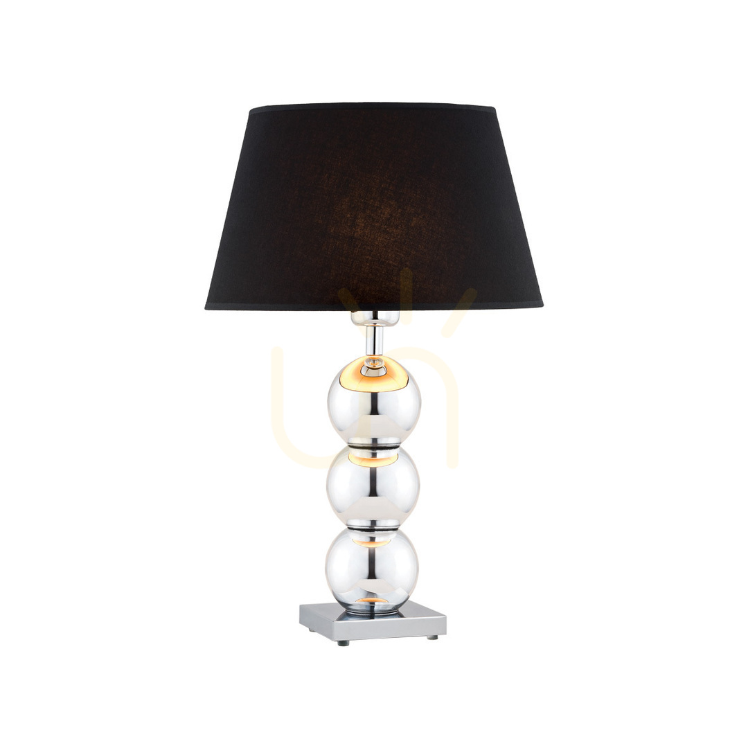 Table Lamp ARGON Fudżi 3622 Black Chrome Glass E27 550 mm