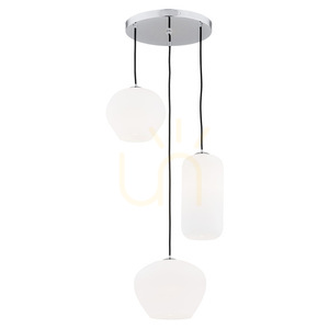 Pendant Light ARGON KALIMERA 1430 White Chrome 3xE27 small 0